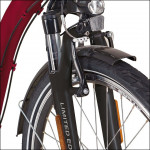 Elektro bicykel 26" Mahbike E-THURAU Edition 3S AM 461Wh 36V 18" tmavo červená + AKU 12,8Ah
